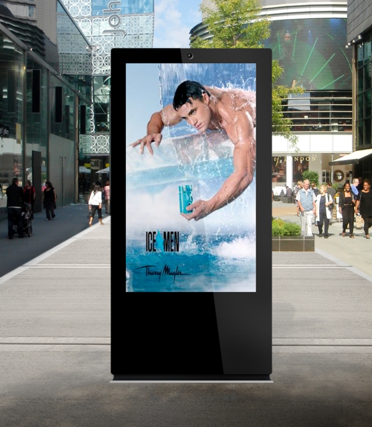 Multitouch Tables and Kiosks 93DS65O Outdoor Digital Signage Totem